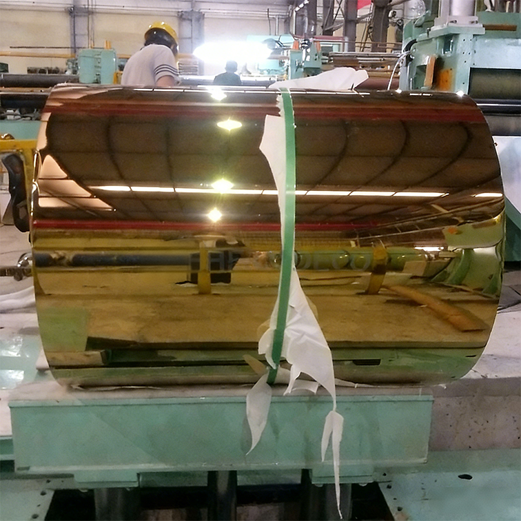 304 Titanium Gold Mirror Stainless Steel Coils（images 5）