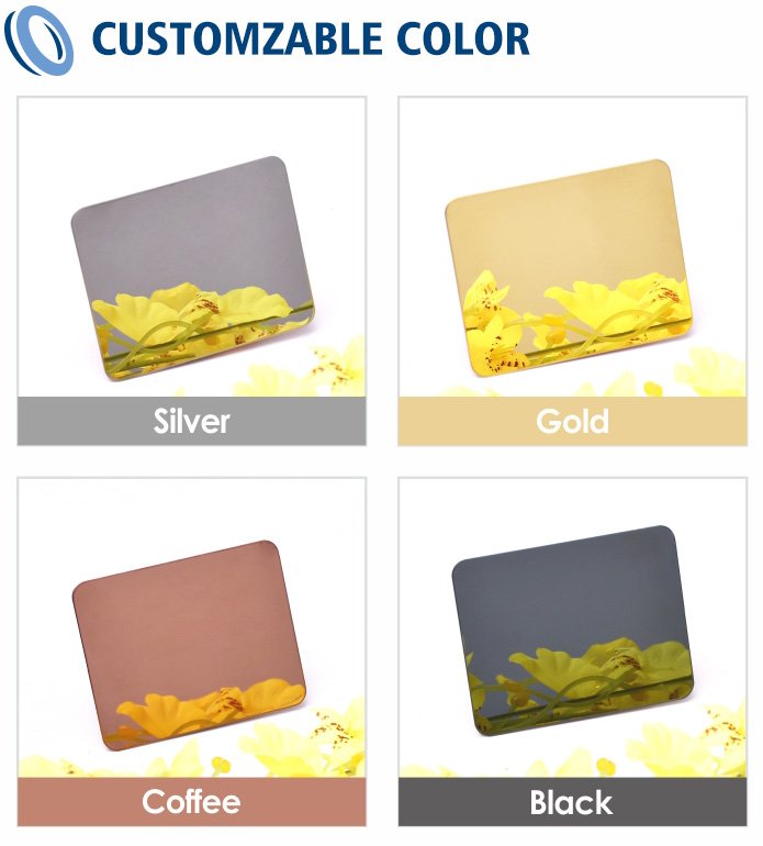 304 ba Mirror Golden Stainless Steel Sheet（images 9）