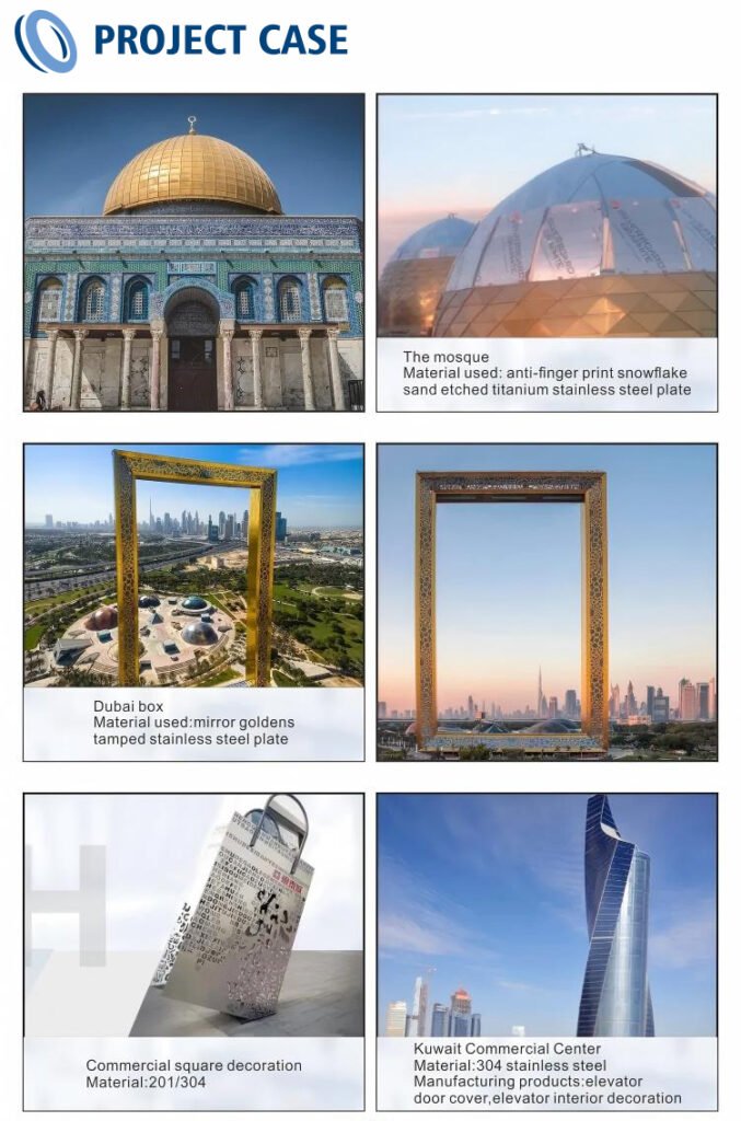 304 ba Mirror Golden Stainless Steel Sheet（images 11）