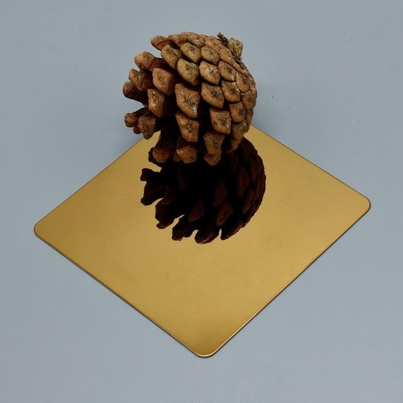 304 ba Mirror Golden Stainless Steel Sheet（images 2）